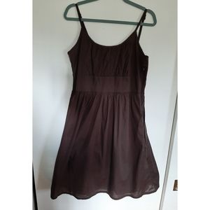 Brown Empire Waist Gap Dress